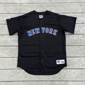 VTG Majestic NY Mets Authentic Diamond Collection Jersey Mens Size L Made In USA